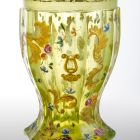 Cup - With the symbols of health, joy, luck and wealth