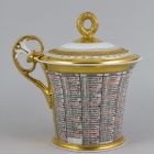 Cup with lid - Calendar cup for the year 1831