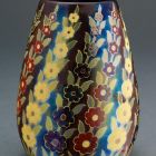 Small vase - With stylized flower ornaments