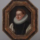 Oil painting - portrait of a young lady