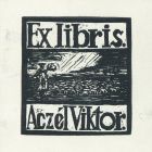 Ex-libris (bookplate) - Viktor Aczél