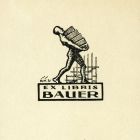 Ex-libris (bookplate) - Imre Bauer