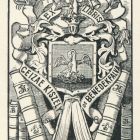 Ex-libris (bookplate) - Geizae Kiszely de Benedekfalva