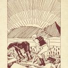 Ex-libris (bookplate) - The book of Attila T. Szabó