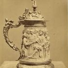 Photograph - tankard with the representation of the judgement of Solomon, from the Esterhazy Treasury, Frakno,at the Exhibition of Applied Arts, 1876