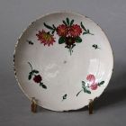 Saucer - With floral decoration