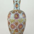 Vase - With decoration imitating so-called Saracen (Arabic) silk fabric