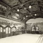 Exhibition photograph - so called Hussar (cavalryman) room of the Hungarian Pavilion, Paris Universal Exposition 1900