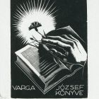 Ex-libris (bookplate) - The book of József Varga