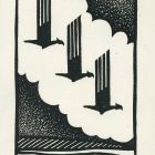 Ex-libris (bookplate) - Jenő Aba