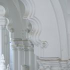 Architectural photograph - detail of the main staircase, Museum of Applied Arts