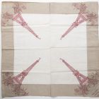 Handkerchief - Depicting the Eiffel Tower