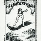 Ex-libris (bookplate) - Mária Mediánszky