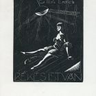 Ex-libris (bookplate) - Eroticis István Békés