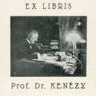 Ex-libris (bookplate) - Prof. Dr. Kenézy