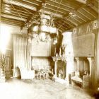 Interior photograph - hall furniture designed by  Zoltán Bálint and Lajos Jámbor