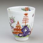 Chocolate cup - With chinoiserie decoration