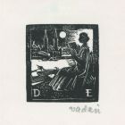 Ex-libris (bookplate) - D E