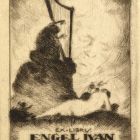 Ex-libris (bookplate) - Iván Engel