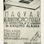 Occasional graphics - Advertisement: Hungarian Etching Press Workshop, dr. Aladár Schilling