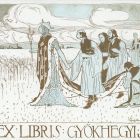 Ex-libris (bookplate) - J. Gyökhegyi
