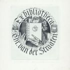 Ex-libris (bookplate) - Ex bibliotheca Chr. Van der Straaten