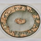 Ornamental plate - Galatea riding on the sea