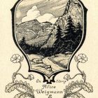 Ex-libris (bookplate) - Alice Weigmann