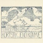 Ex-libris (bookplate) - The book of Jenő Kortsák