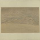 Drawing - rocky landscape, Areopagus
