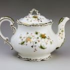 Tea pot with lid (part of a service)