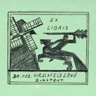 Ex-libris (bookplate) - Dr. med. Ernő Hirschfeld Budapest (ipse)