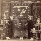 Exhibition photograph - Furniture by J. Lukacsevics and L. Braun, in the Hungarian applied arts' pavilion, Paris Universal Exposition 1900