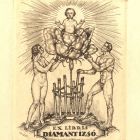 Ex-libris (bookplate) - Izsó Diamant