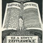 Ex-libris (bookplate) - This book belongs to the Zeitler family