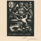 Ex-libris (bookplate) - Lajos Kiss