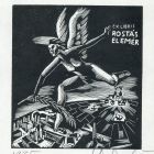 Ex-libris (bookplate) - Elemér Rostás