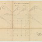 Plan - the iron structure of the large hall of the Museum of Applied Arts