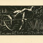 Ex-libris (bookplate) - István Réthy