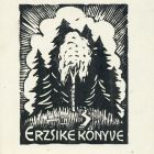 Ex-libris (bookplate) - Book of Erzsike