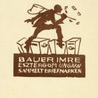 Occasional graphics - Imre Bauer. Esztergom. Ungarn sammelt Briefmarken