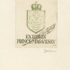 Ex-libris (bookplate) - Prince Massalsky