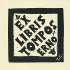 Ex-libris (bookplate) - Ernő Tompos - ipse