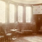 Interior photograph - small salon designed by József Vágó in the Schiffer Villa