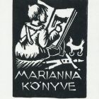 Ex-libris (bookplate) - Book of Marianna (Sterbenz Marianna)