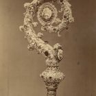 Photograph - Ferenc Zichy's bishop's crook from the treasury of the Cathedral of Győr at the Exhibition of Applied Arts 1876