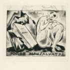 Ex-libris (bookplate) - Jorge Monsalvatje