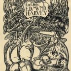 Ex-libris (bookplate) - T. Edmund Harvey