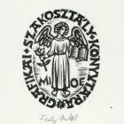 Ex-libris (bookplate) - The library of the Graphic Section of the MIOE