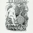 Ex-libris (bookplate) - Miklós Lippóczy
